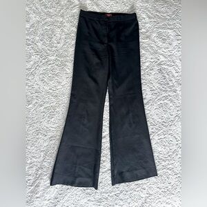 Black bootcut pants